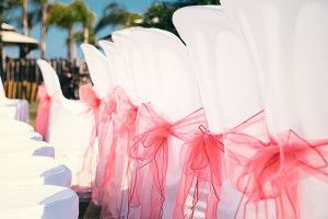 Wedding chair bows Gran Canaria