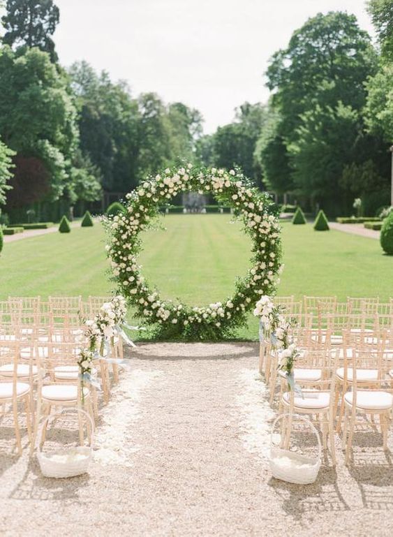 ceremony floral arch