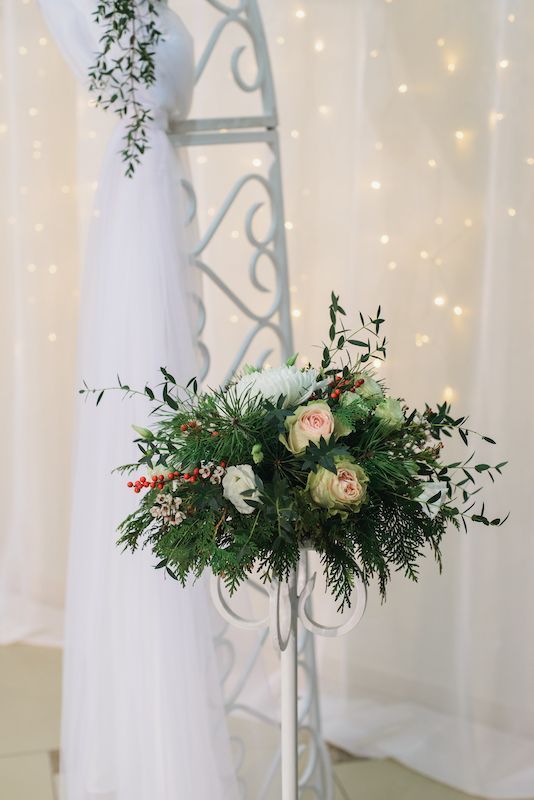 ceremony floral arch